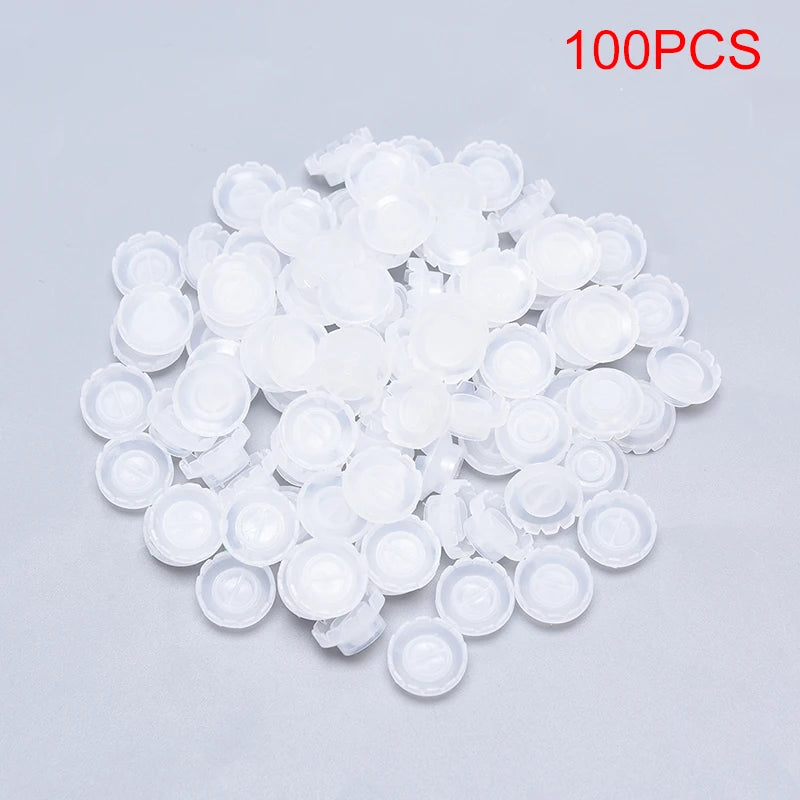 50/100-Pack Disposable Lash Glue Holder Rings | Blossom Cup Lash Glue Holder QXL 100pcs