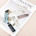 Mini Cartoon Cat Ruler Pendant | 5cm Backpack Charm & Gift Novelty Ruler Pendant QXL A9