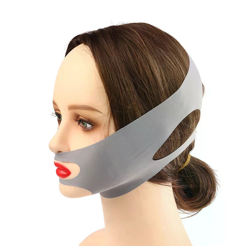 Breathable Face Lifting Belt | Double-Layer Chin Sculpting Mask Face Lifting Mask QXL