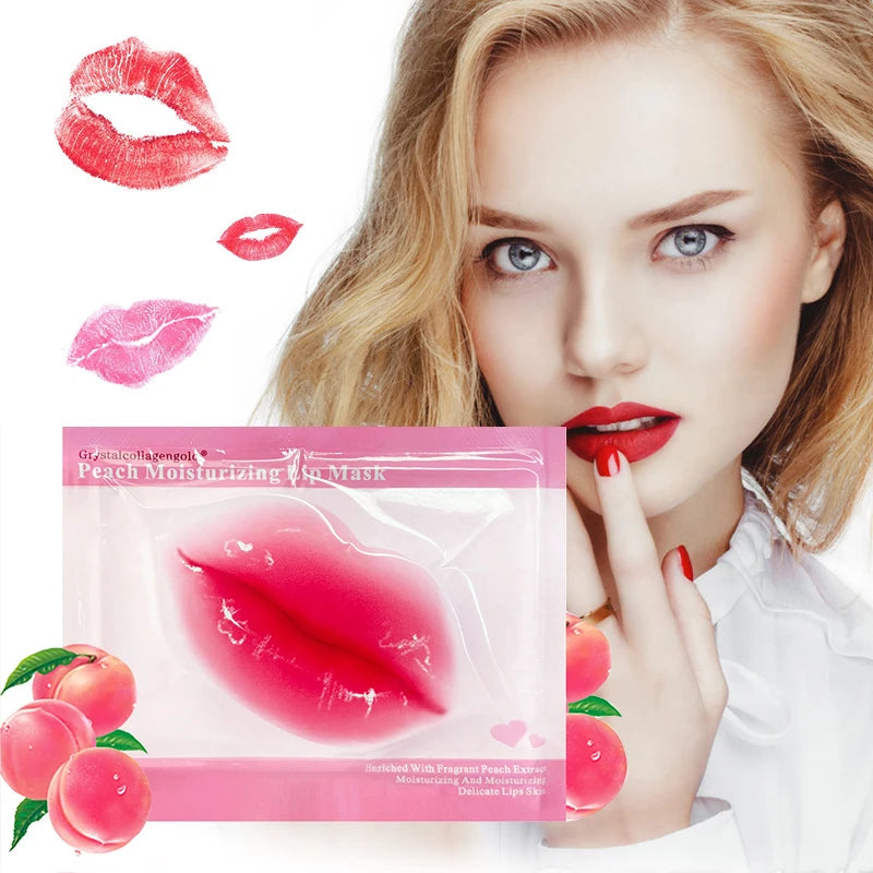 30-Pack Collagen Crystal Lip Mask Gel Patches – Moisturizing Lip Mask Patches QXL