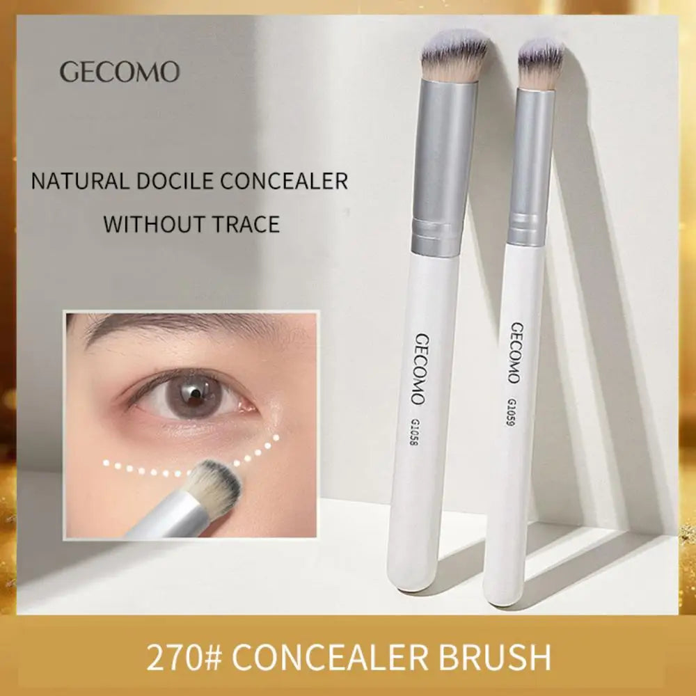 GECOMO Oblique Concealer Brush – Soft Synthetic Bristles Concealer Brush QXL