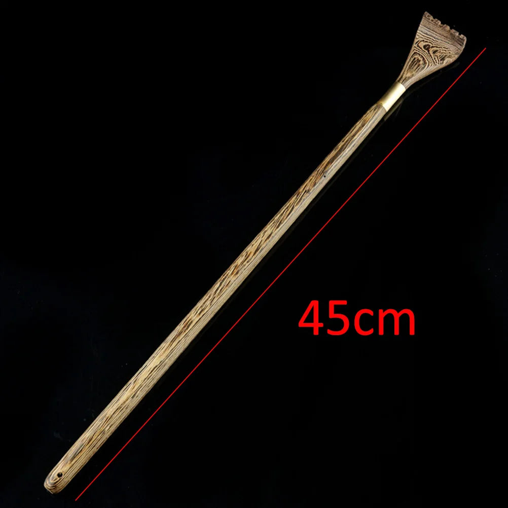 Wooden Back Scratcher & Body Massager | 45cm Natural Wood Back Scratcher QXL Wood