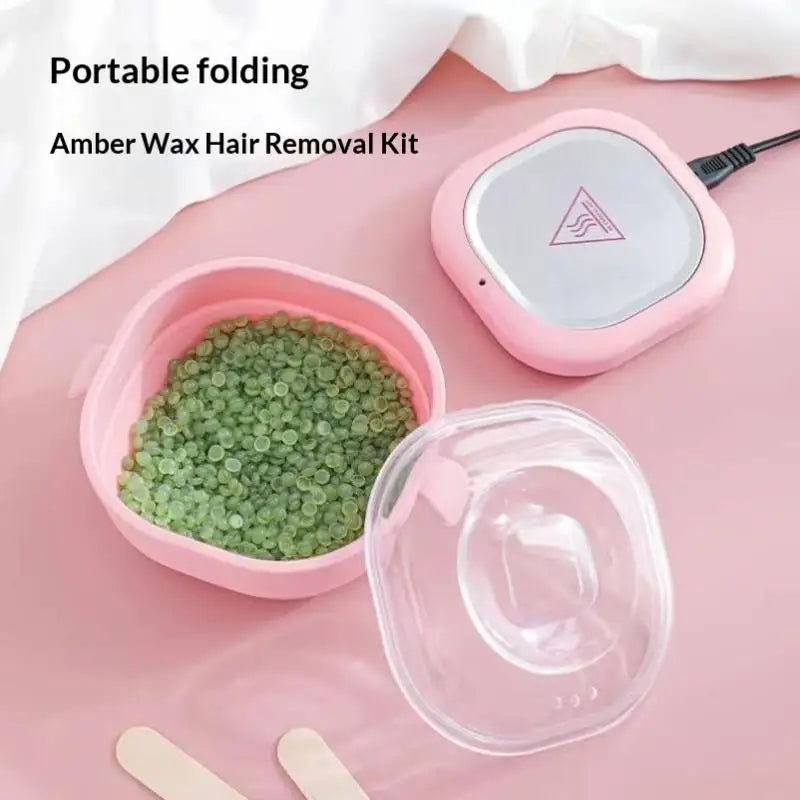Foldable 400ML Silicone Wax Warmer | Portable Travel Wax Heater Wax Warmer QXL
