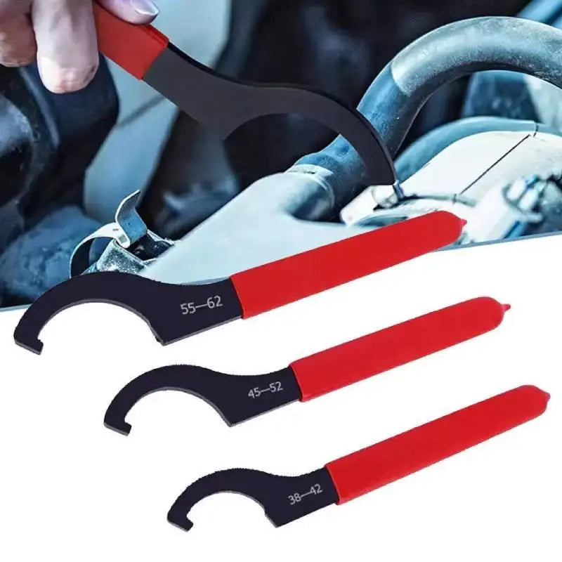 C Hook Spanner Wrench Set 38–62mm | Collet Chuck Round Nut Hook Spanner Wrench QXL