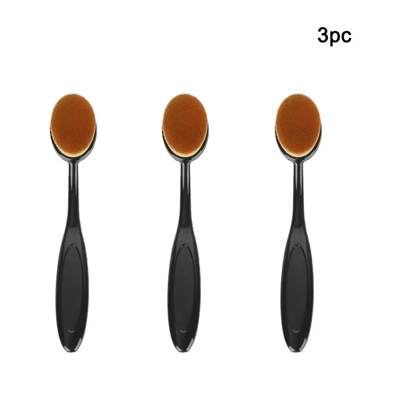 Toothbrush-Handle Makeup Brush | Soft Foundation Brush Foundation Makeup Brush QXL 3pc