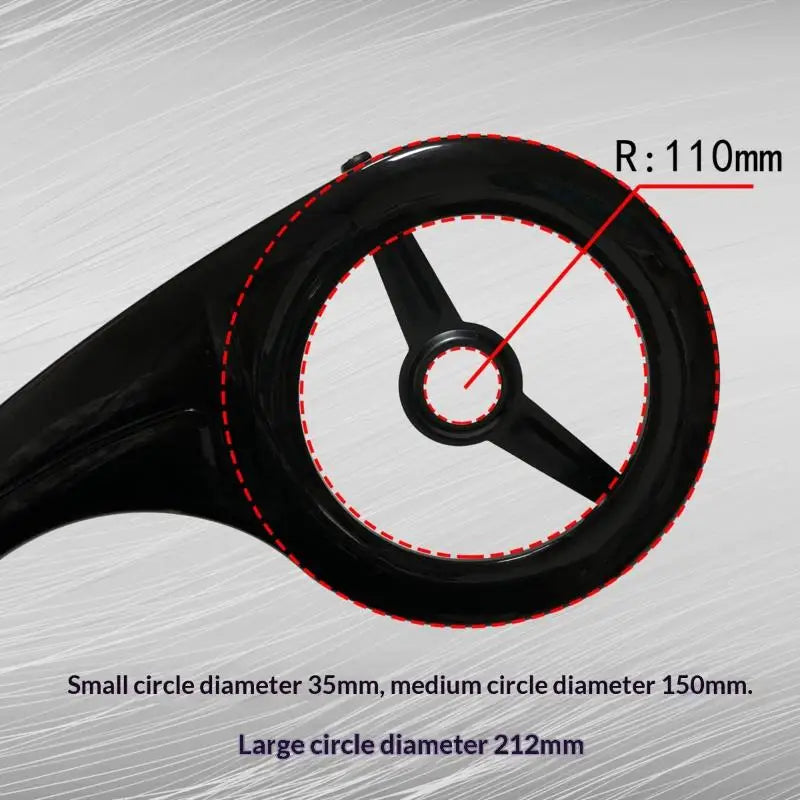 Bike Chain Guard Cover for 40T 46T Chainring | PP Protection Bike Chain Guard QXL