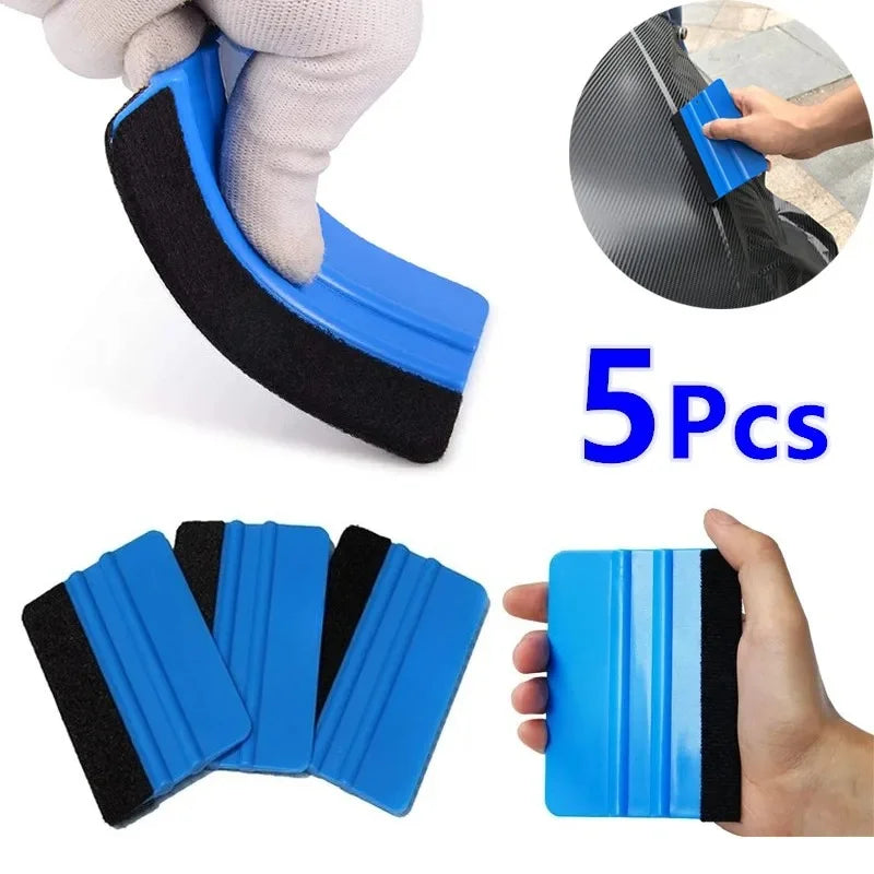 Felt Edge Vinyl Wrap Squeegee – Non-Scratch Car Film Tool Vinyl Wrap Squeegee QXL