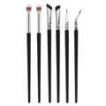 MAANGE 6-Piece Eye Makeup Brush Set – Eyeshadow & Liner Eye Makeup Brush Set QXL Black