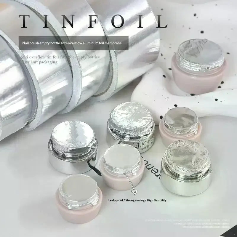 Aluminum Foil Sealing Membrane for Nail Polish & Gel Jars Nail Jar Sealing Liner QXL