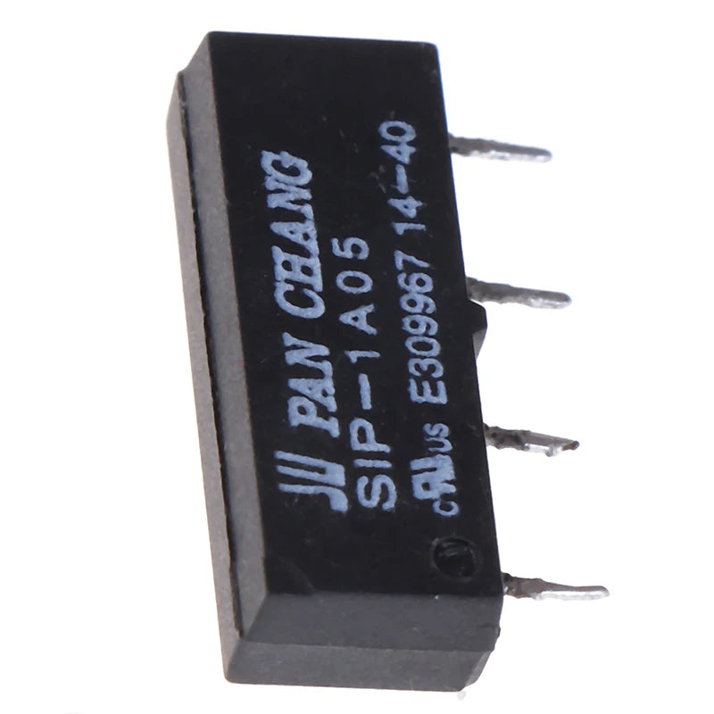 5-Pack SIP-1A05 4-Pin 5V Reed Switch Relay – DC Dry Relay Reed Switch Relay QXL