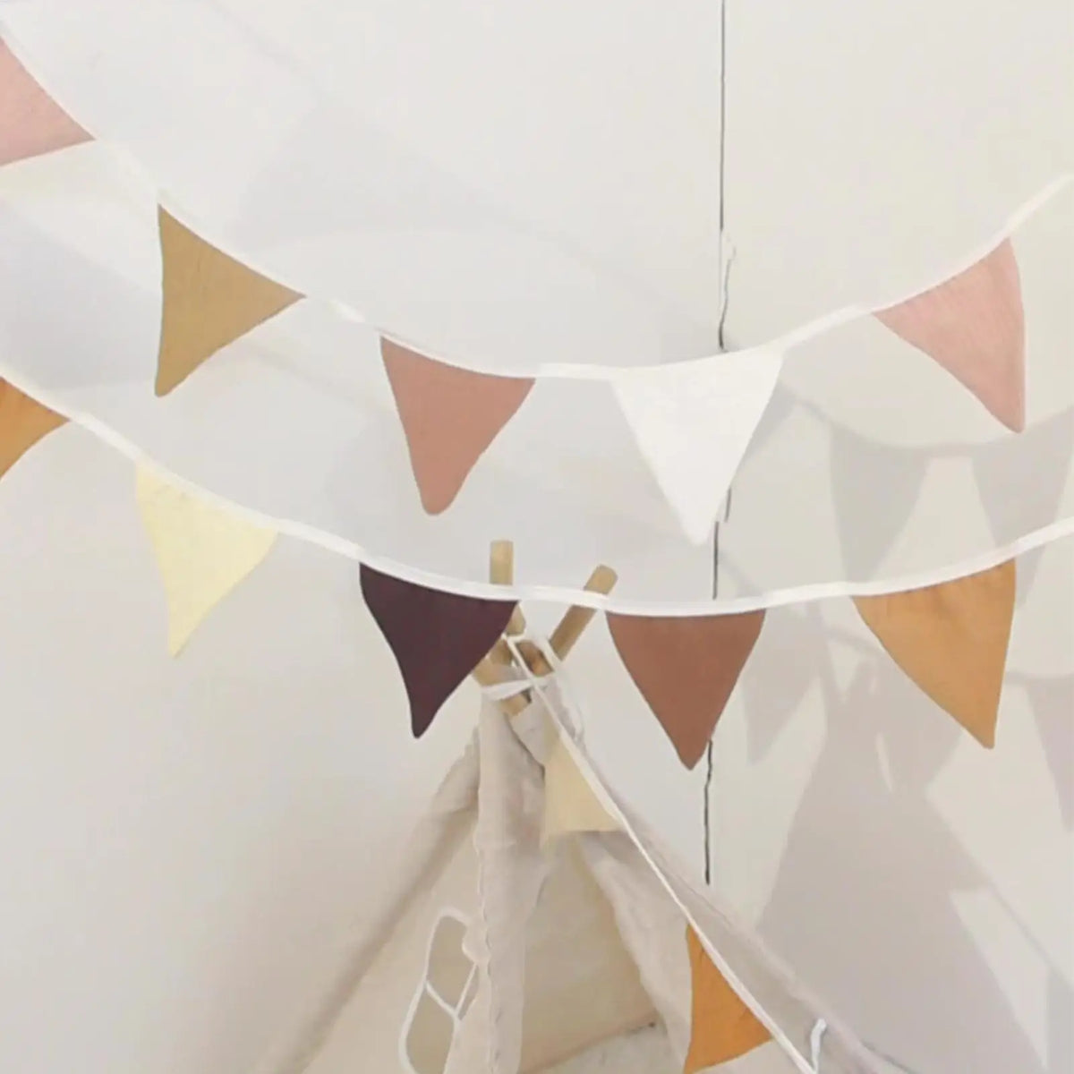 Colorful Triangle Bunting Banner – Party & Wedding Garland Party Bunting Banner QXL
