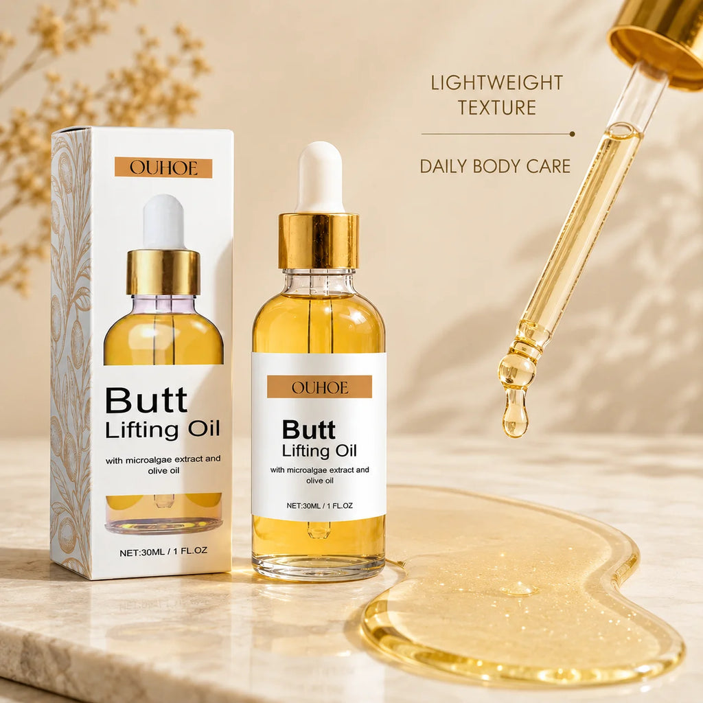 Body Oil Jojoba & Mineral Oil | Fast-Absorbing Radiant Skin Moisturizing Body Oil QXL