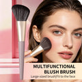 KOSSHOW Large Blush Brush – Contour, Bronzer & Blush Blush Makeup Brush QXL Brown