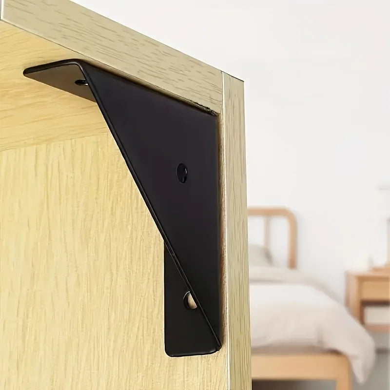 Heavy-Duty Iron L-Brackets 90° Corner Braces | Furniture Corner Brace Brackets QXL