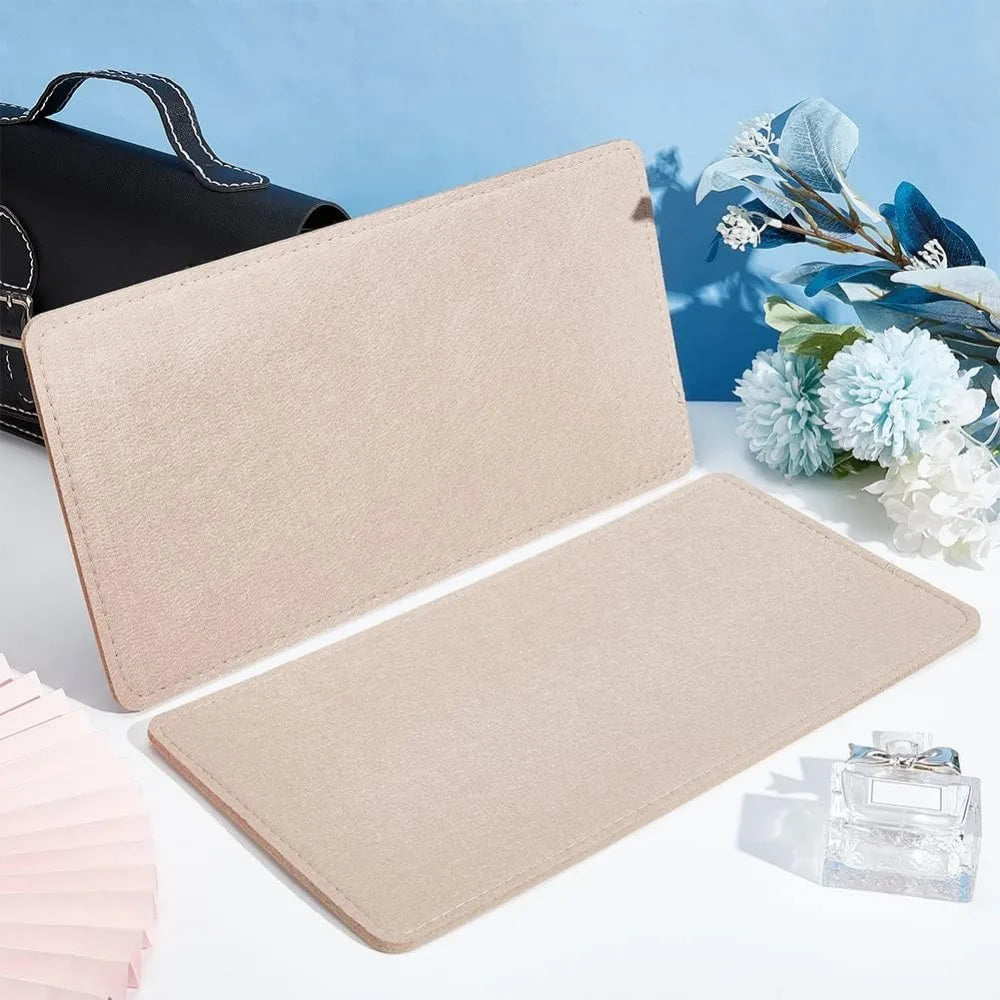 2-Pack Felt Bag Base Shaper 13.7×7" | Purse Bottom Insert Bag Base Shaper QXL