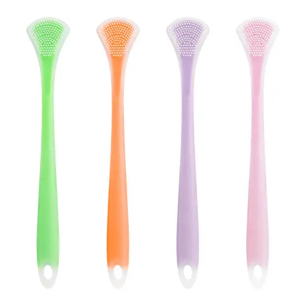 vvocci Double-Sided Silicone Tongue Scraper & Cleaner Tongue Scraper QXL