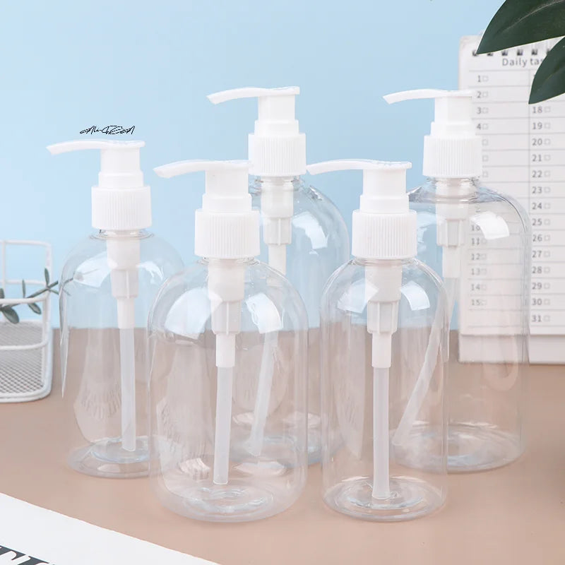Refillable Pump Dispenser Bottles 200–500ml | Soap & Lotion Pump Dispenser Bottle QXL