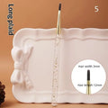 Nail Art Detail Brush | Acrylic Handle Gel Fine Line Tool Nail Art Brush QXL 5