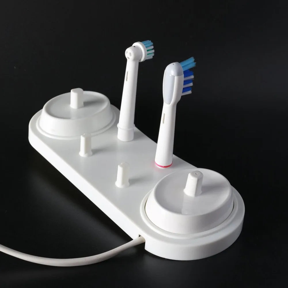 Electric Toothbrush Holder for Oral B – 4 Heads & Charger Hole Toothbrush Holder Stand QXL Default Title