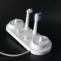 Electric Toothbrush Holder for Oral B – 4 Heads & Charger Hole Toothbrush Holder Stand QXL Default Title