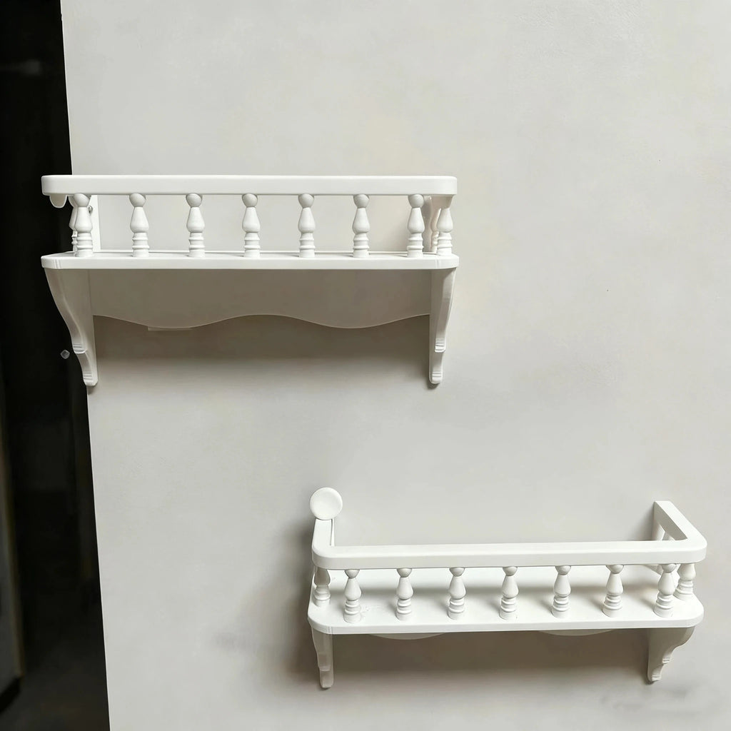 1:12 Dollhouse Wall Mounted Storage Rack Miniature Accessory Dollhouse Miniature QXL