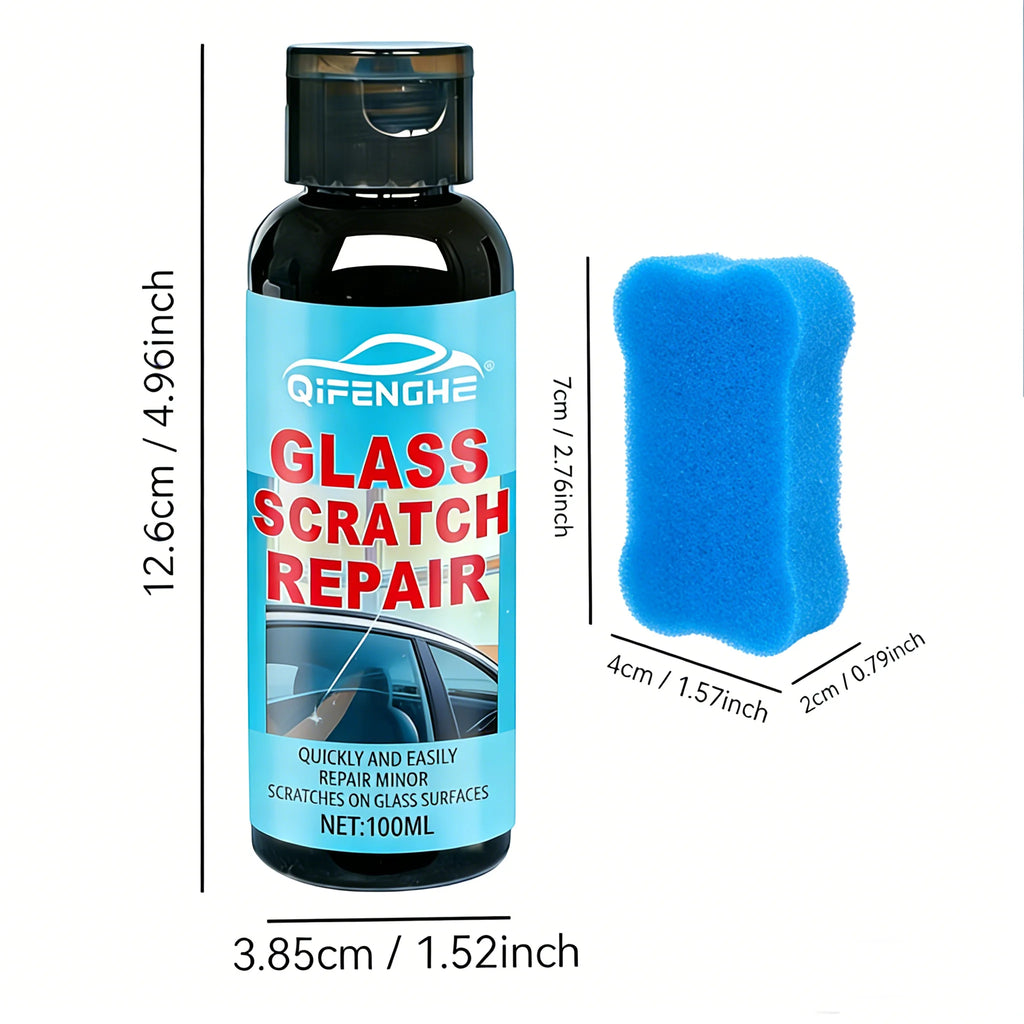 Car Glass Scratch Repair Fluid | Windshield Fix Solution Glass Repair Fluid QXL