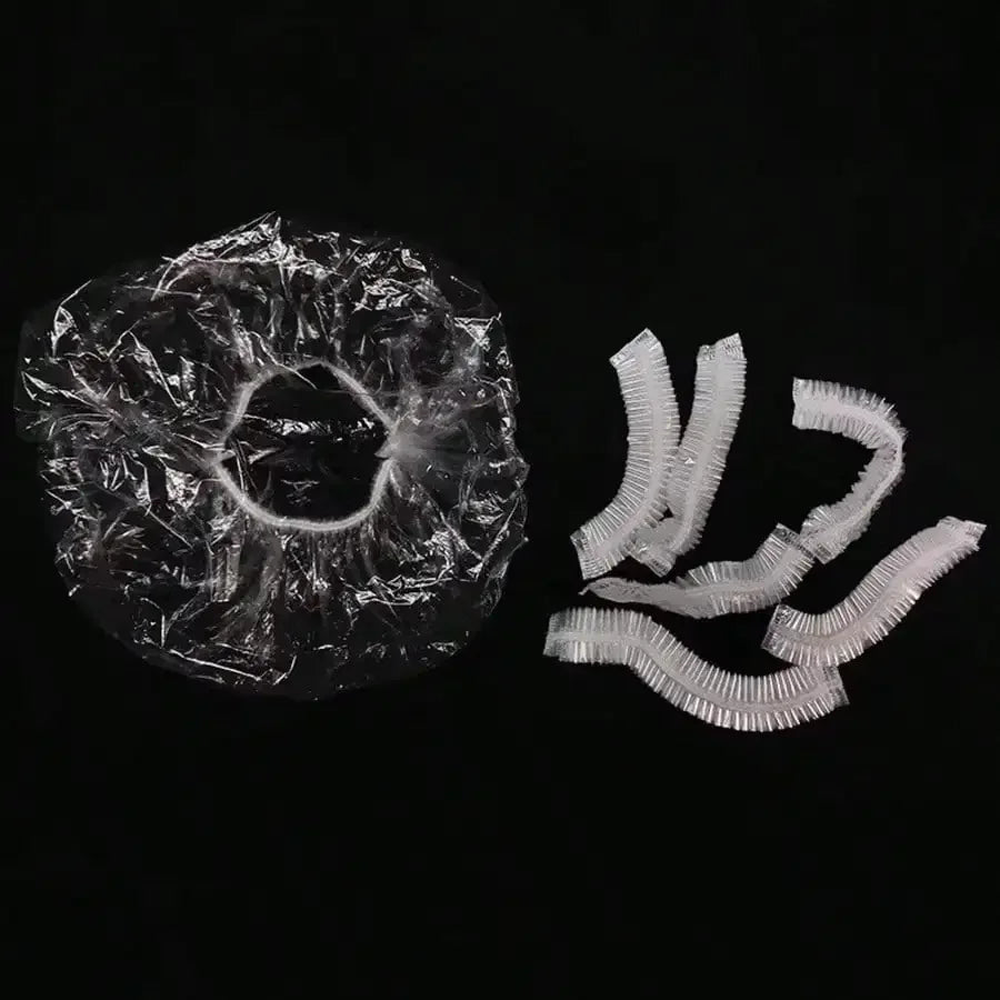 Disposable Thick PE Shower Caps | Salon, Dye & Hotel Use Disposable Shower Cap QXL
