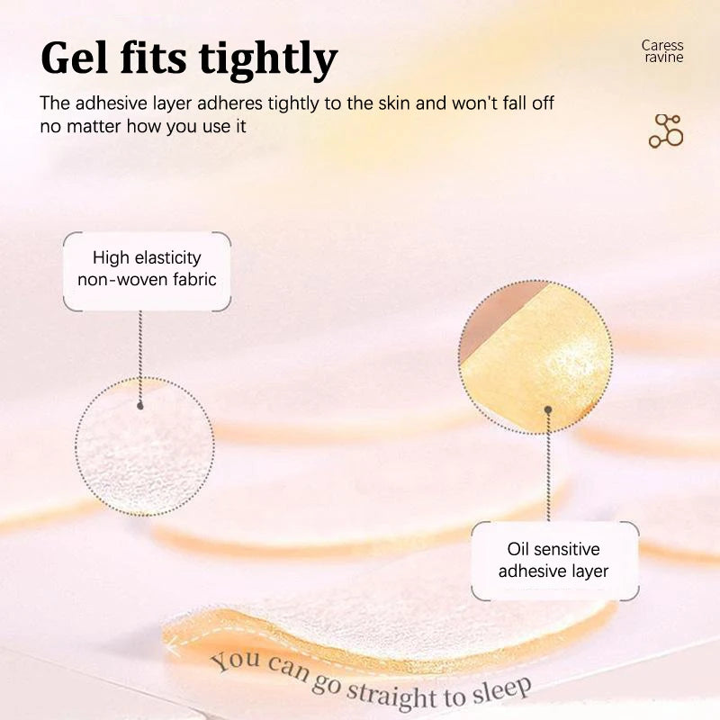 Collagen Gel Anti-Wrinkle Face Patches | Forehead & Smile Lines Anti-Wrinkle Face Patch QXL