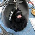 Cute Pompom Plush Doll Keychain | Bag & Backpack Pendant Gift Plush Bag Charm QXL A17