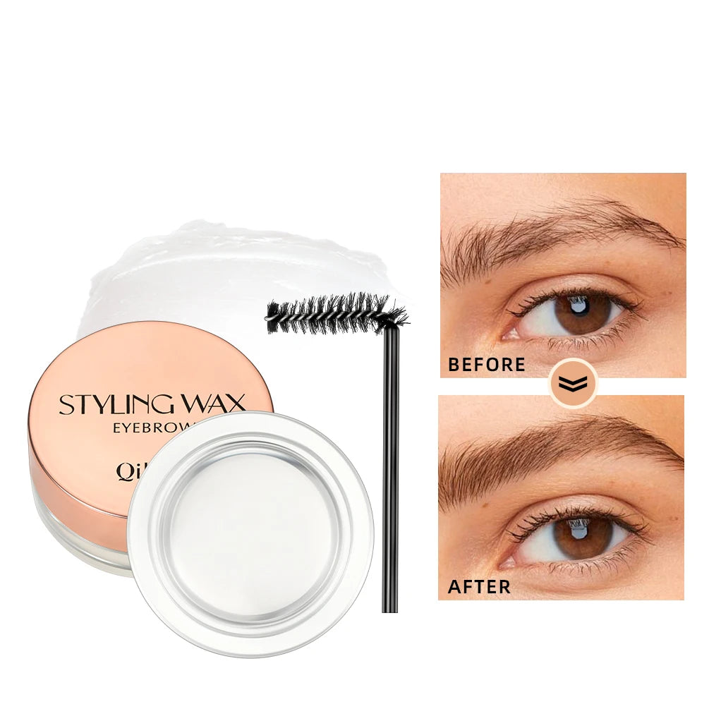 QiBest Transparent Eyebrow Gel Wax – Waterproof Brow Styler Eyebrow Styling Gel QXL Transparent Gel