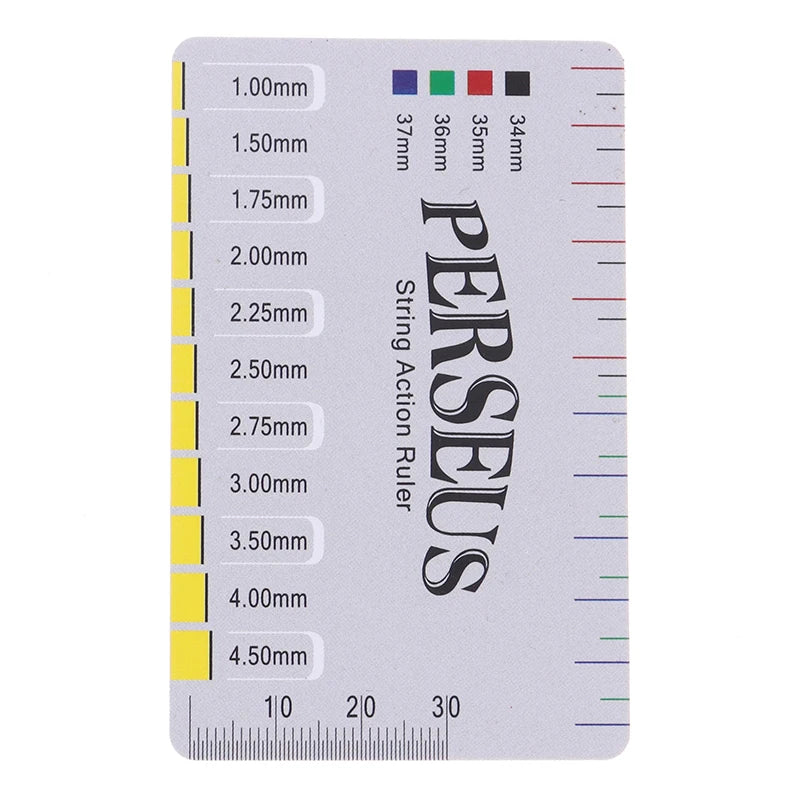 Guitar String Action Gauge Ruler | PVC Setup Tool Guitar Setup Tool QXL