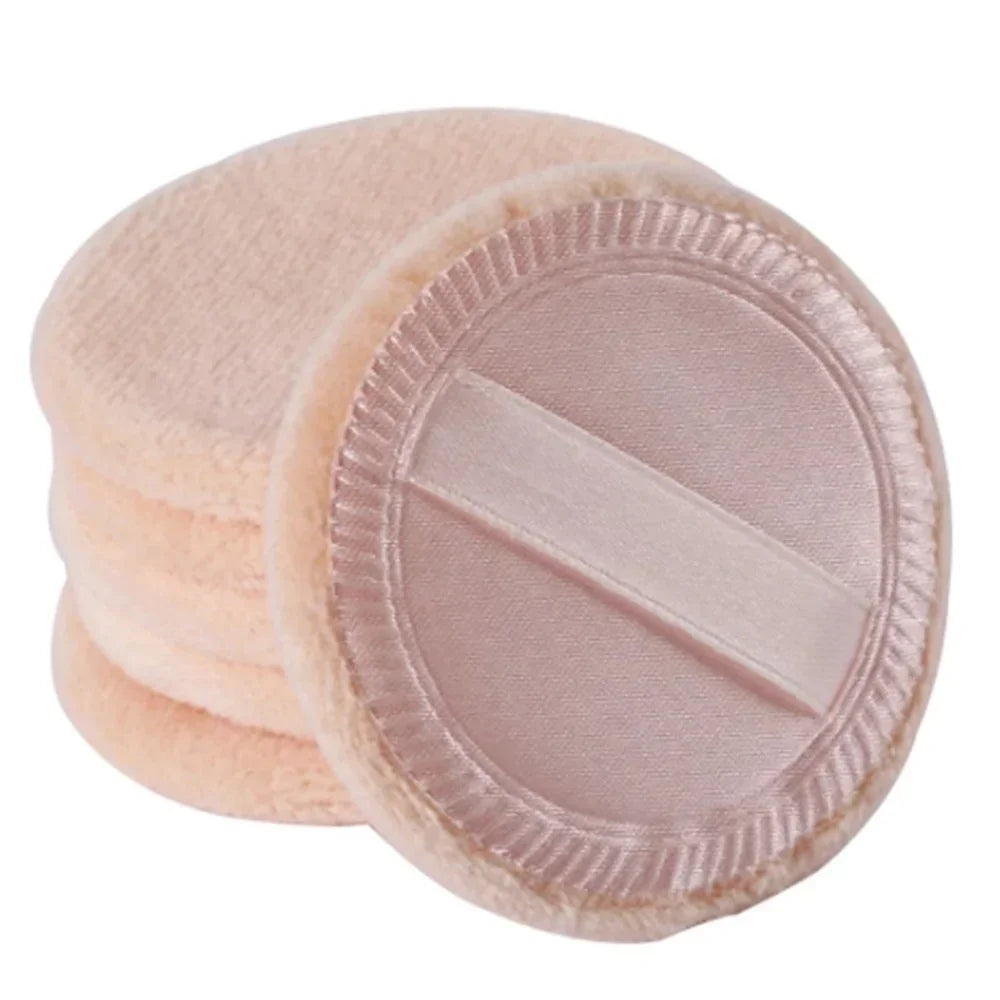 6-Pack Round Powder Foundation Puffs | Soft Cosmetic Sponge Makeup Sponge Puff QXL
