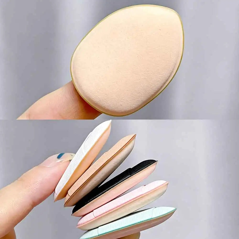 vvocci 50-Pc Mini Finger Puffs | Powder & Concealer Applicator Cosmetic Puff Set QXL