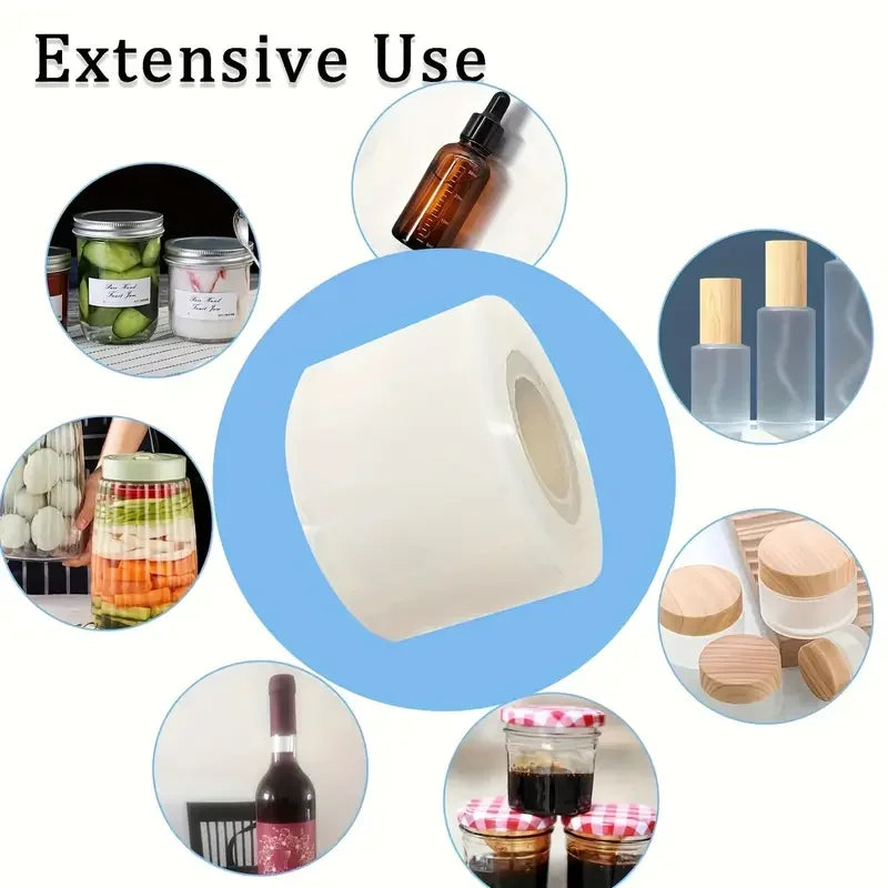 20000cm PVC Stretch Film Roll | No-Heat Shrink Wrap Bottles Packaging Stretch Film QXL