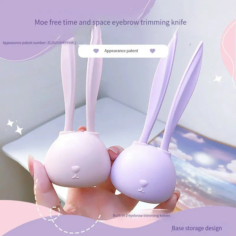 Rabbit Eyebrow Trimmer & Face Razor Shaping Blade Women Eyebrow Trimmer Razor QXL
