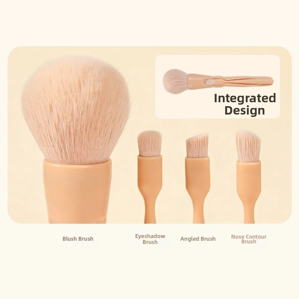 Magnetic 4-in-1 Transformable Makeup Brush | Powder & Concealer Transformable Makeup Brush QXL