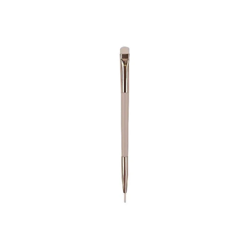 Double-Ended Tongue-Shaped Foundation & Eyeshadow Brush Makeup Brush QXL Eyeliner brush