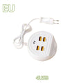 4-Port USB-C PD Wall Charger Hub with Phone Stand | EU US UK USB Wall Charger QXL EU Plug 4USB