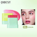 QIBEST Jelly Blush Stick – 3-in-1 Lip, Cheek & Eye Tint Blush & Lip Tint Stick QXL 01