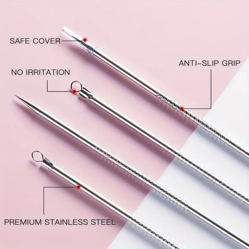 Double-Headed Skin Cleaning Needle Extractor Tool Skin Extractor Tool QXL