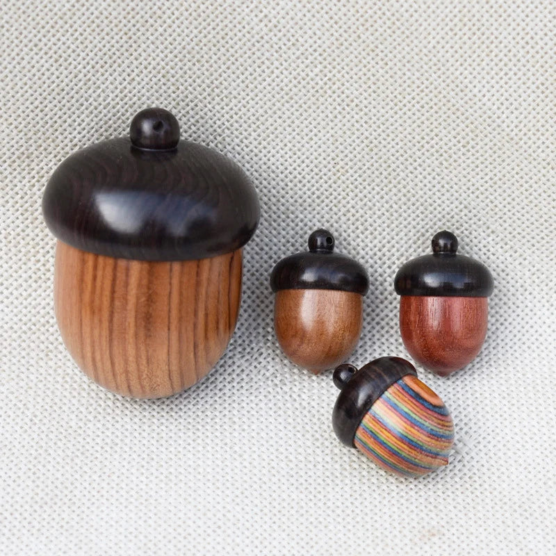 Mini Sandalwood Pill Box | Portable Wooden Tablet Case Wooden Pill Box QXL
