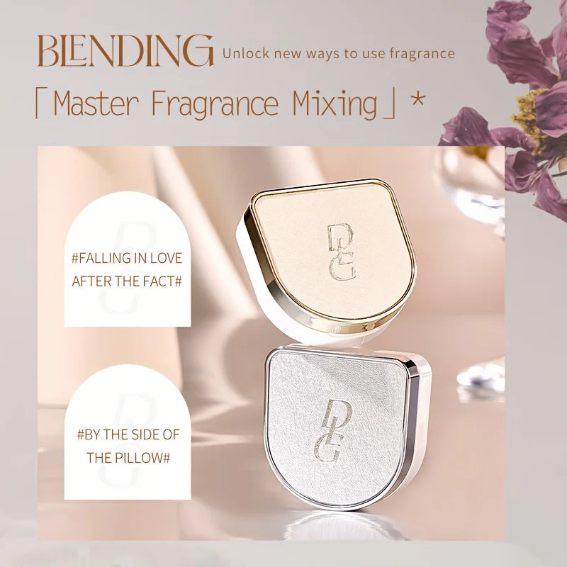 Mirror Solid Perfume Compact | Long-Lasting Floral Fragrance Solid Perfume Compact QXL