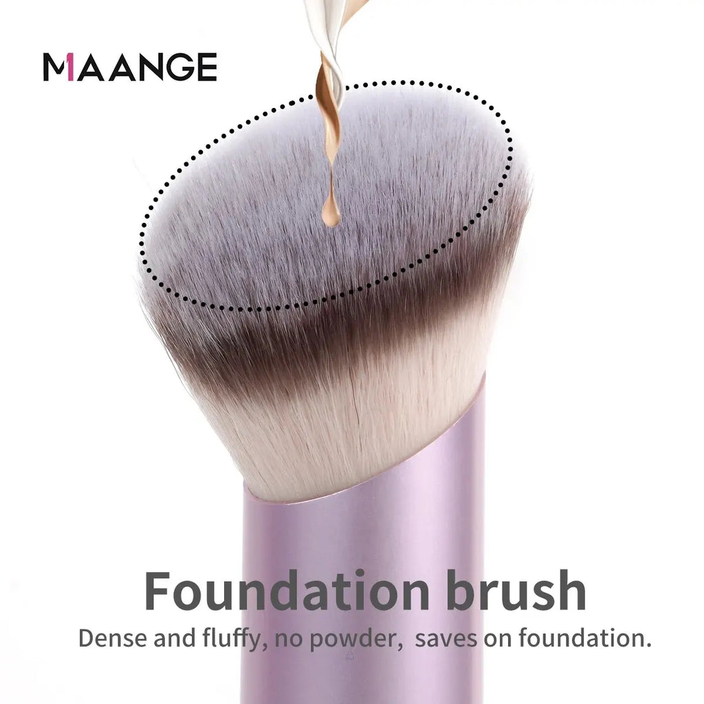 MAANGE Angled Foundation Buffing & Concealer Makeup Brush Angled Makeup Brush QXL