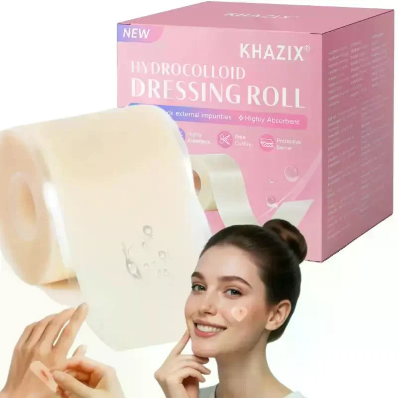Hydrocolloid Dressing Roll 5×150cm | Cut-to-Size Waterproof Hydrocolloid Dressing Roll QXL