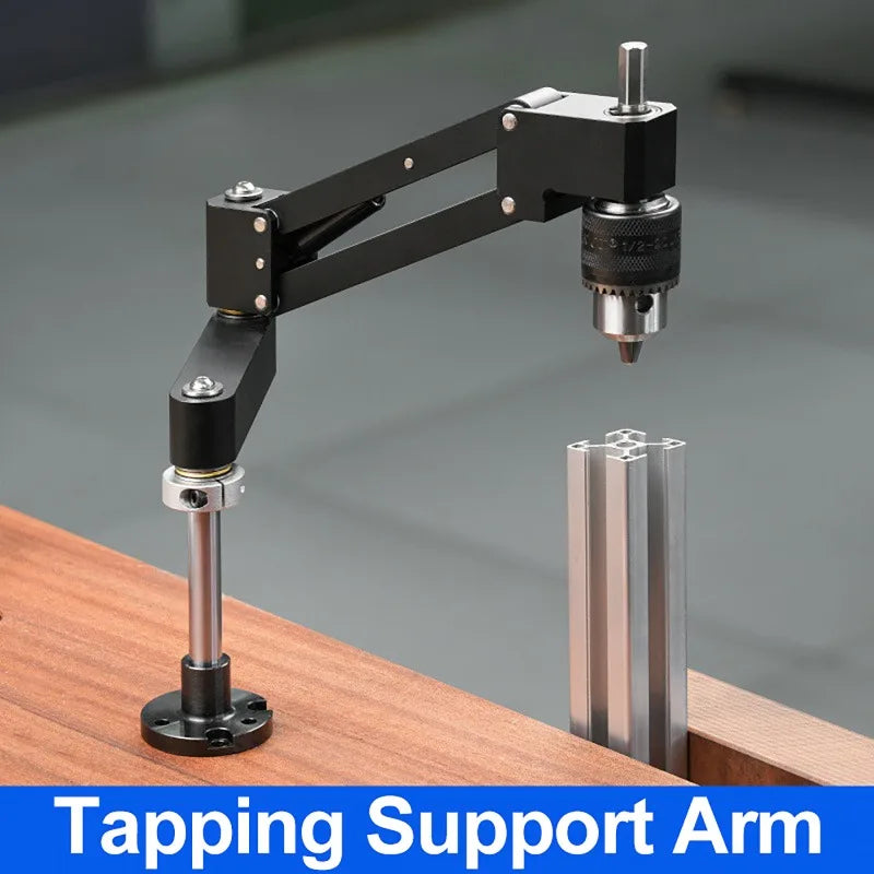 Cantilever Tapping Support Arm | CNC Aluminum Alloy Bracket Tapping Support Arm QXL black