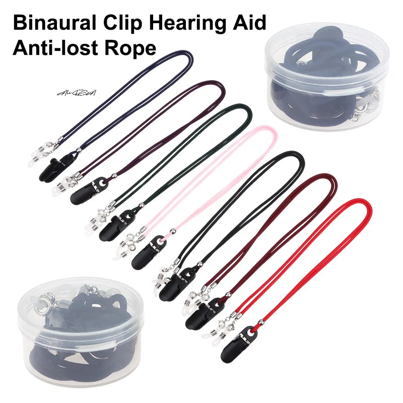Hearing Aid Anti-Lost Lanyard Clip Holder | Kids & Adults Hearing Aid Accessory QXL