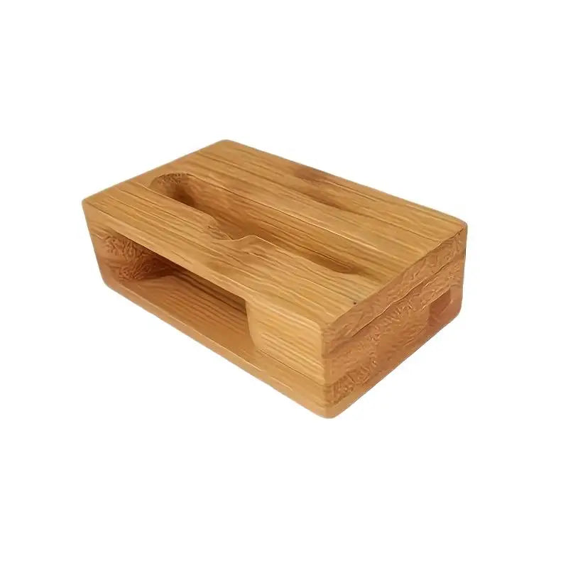 Bamboo Phone Stand with Mini Speaker – Universal Smartphone Bamboo Phone Stand QXL