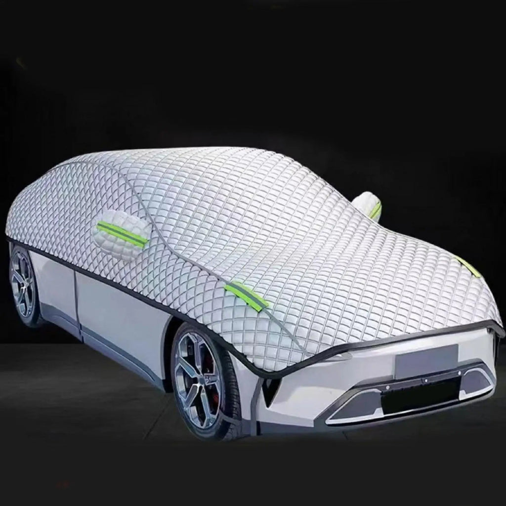 Half Car Cover – UV, Snow & Rain Windshield Roof Shield Half Car Cover QXL