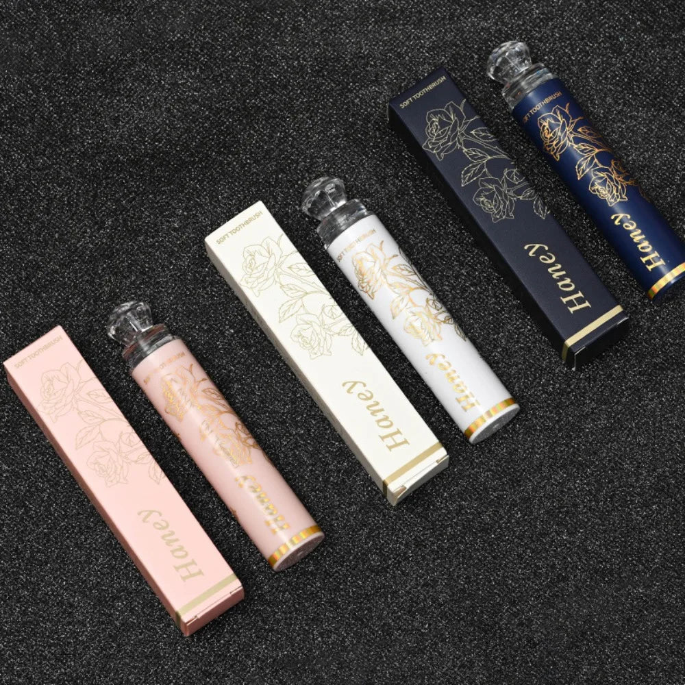 Lipstick-Shape Travel Toothbrush | Soft Bristles PETG PBT 1–3 Pack Travel Toothbrush QXL