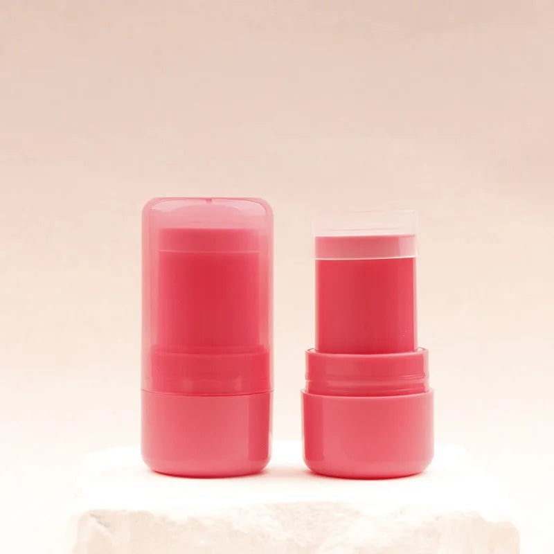 10-Pack 8g Empty Rotatable Lip Balm & Blush Stick Tubes Cosmetic Stick Tubes QXL clear rose gold 10pcs ABS